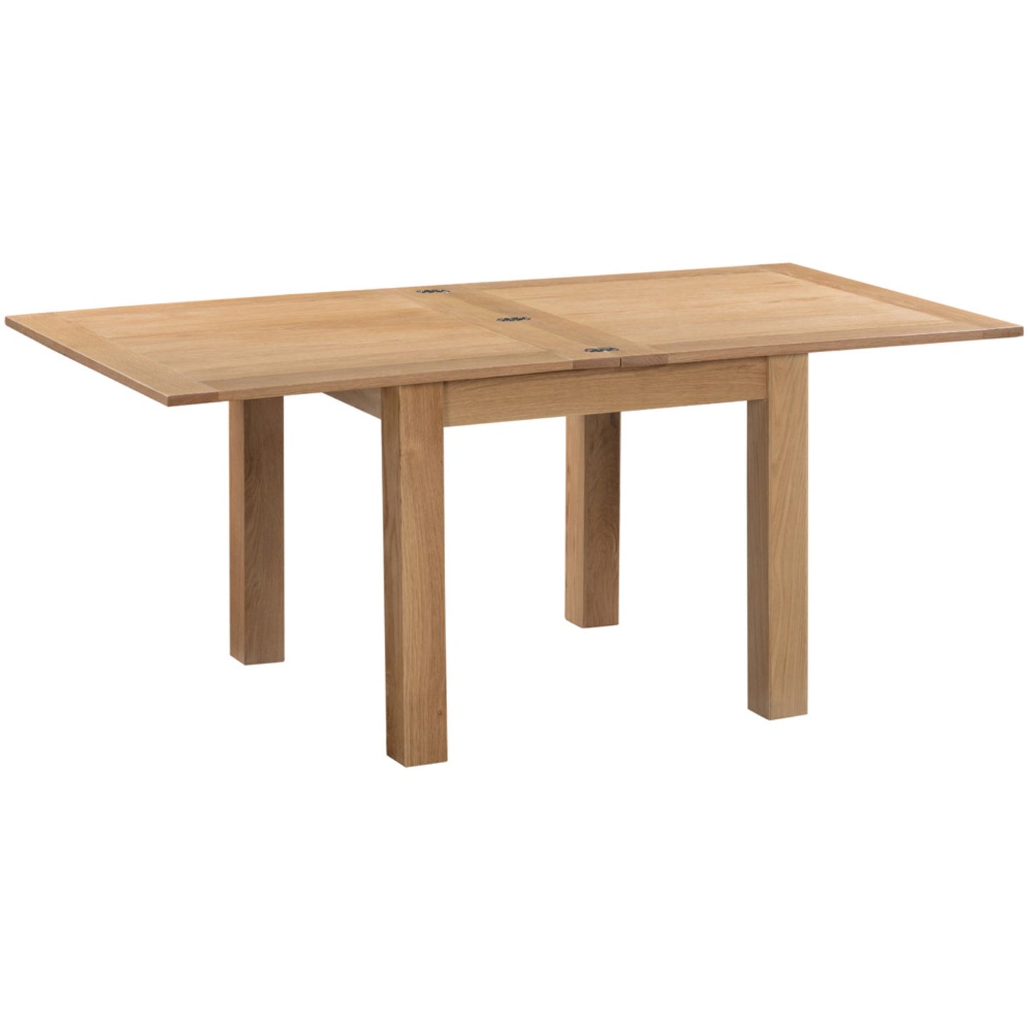 Braemar 4-6 Seater Flip-Top Extending Dining Table Oak extended