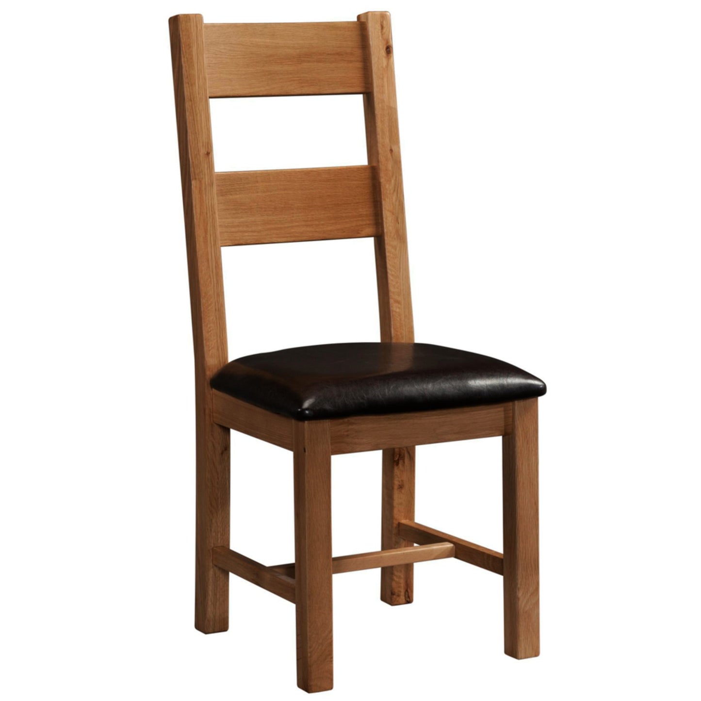 Braemar Rustic Ladder Back Dining Chair Ash