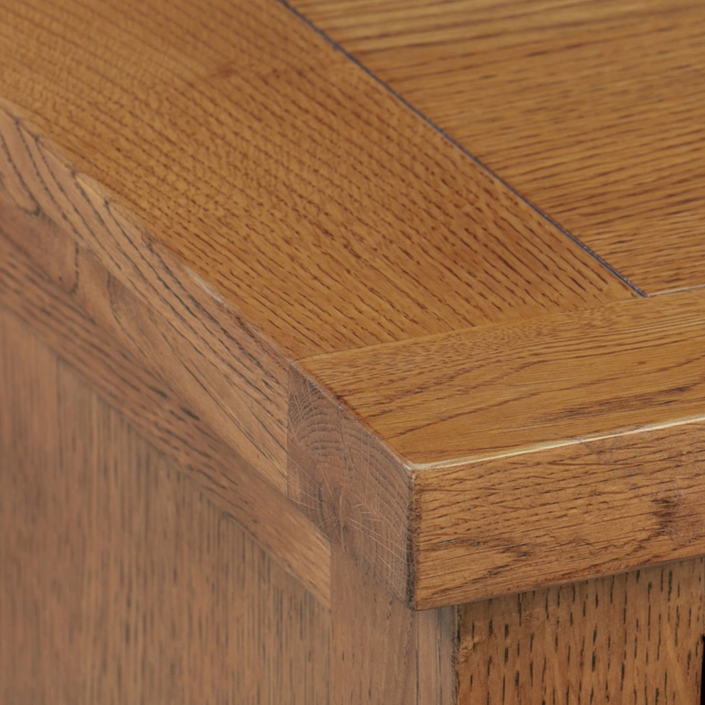 Braemar Rustic collection - close up of finished oak