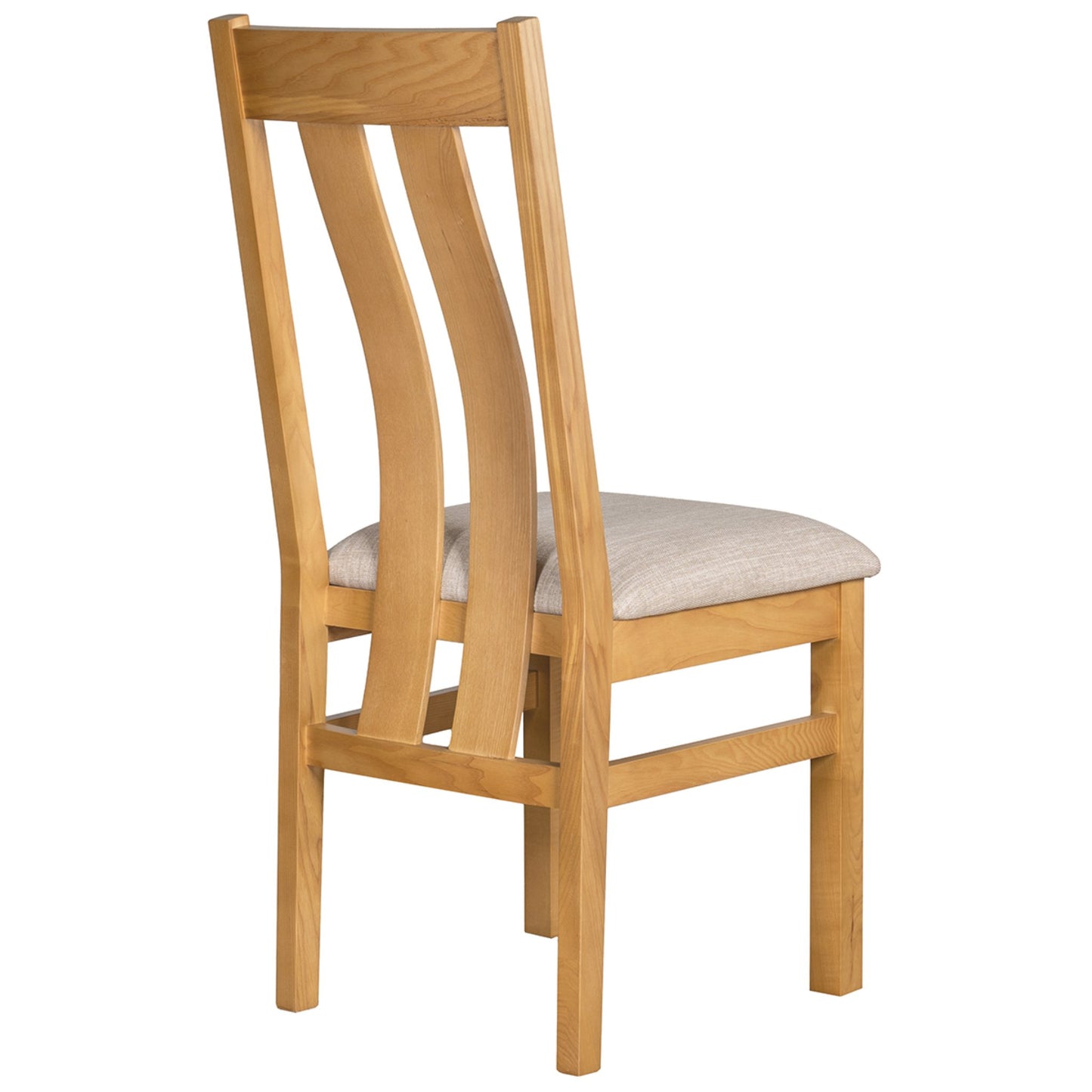 Braemar River Dining Chair Ash Beige Fabric back