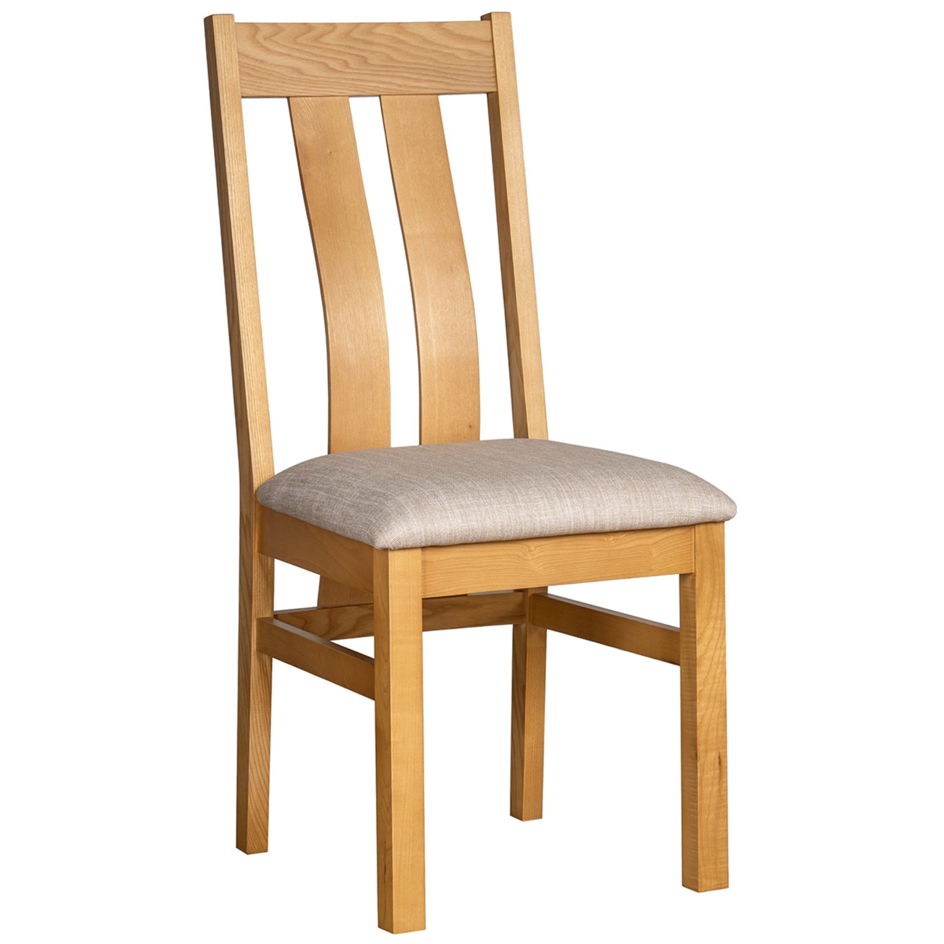 Braemar River Dining Chair Ash Beige Fabric