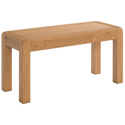 Dess 90cm Small Dining Bench Oak