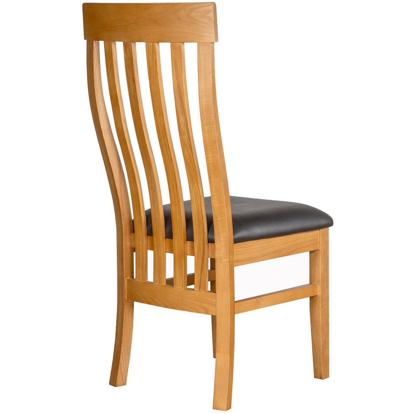 Dess Waterfall Dining Chair Ash back