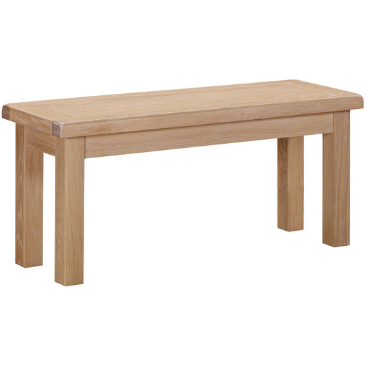 Killington 104cm Medium Dining Bench Oak