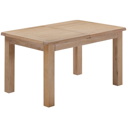 Killington 4-6 Seater Medium Extending Dining Table Oak closed