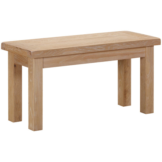 Killington 90cm Small Dining Bench Oak