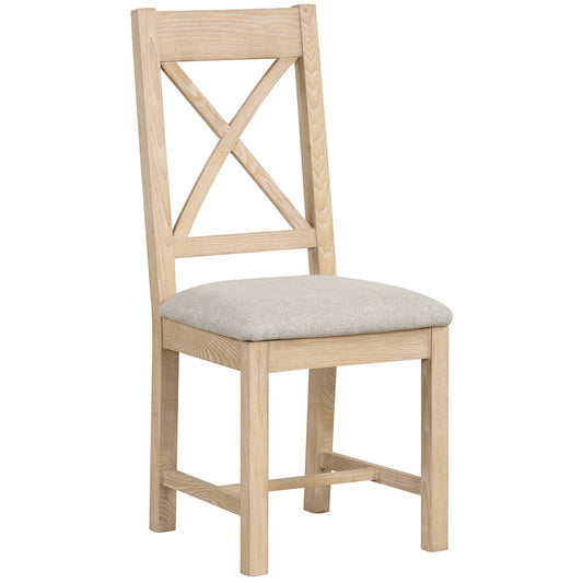 Killington Cross Back Dining Chair Oak