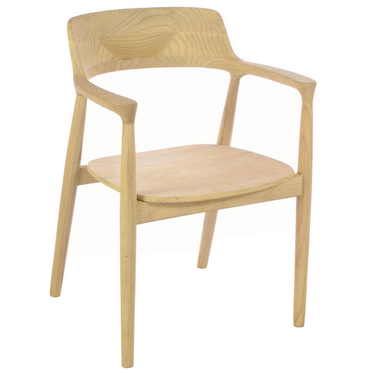 Malmo Dining Chair With Arms Sungkai Wood Scandinavian style