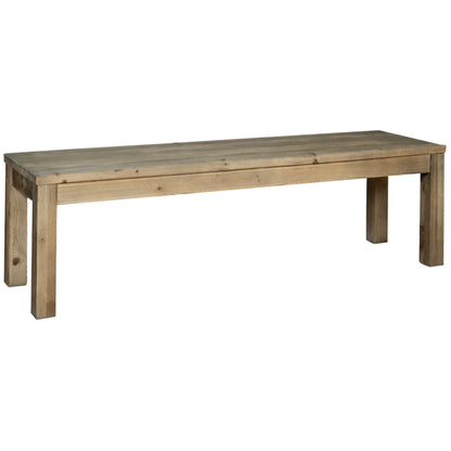 Parkmore 146cm Large Dining Bench Reclaimed Pine