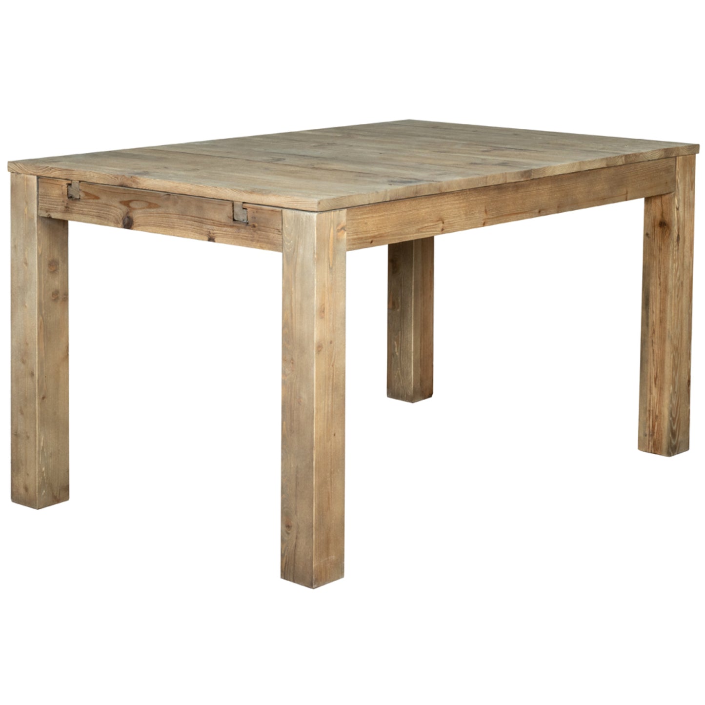 Parkmore 4-6 Seater Extending Dining Table Reclaimed Pine closed