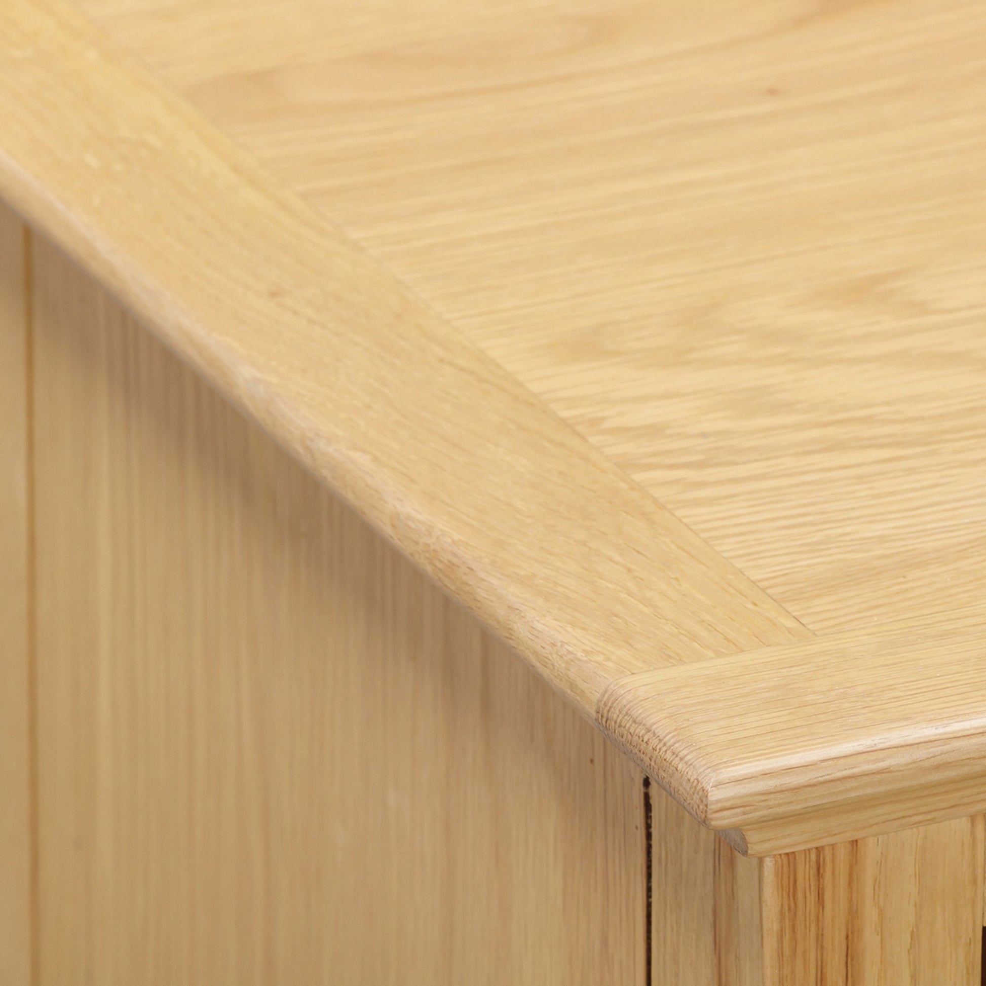 Stowe collection - close up of finished oak